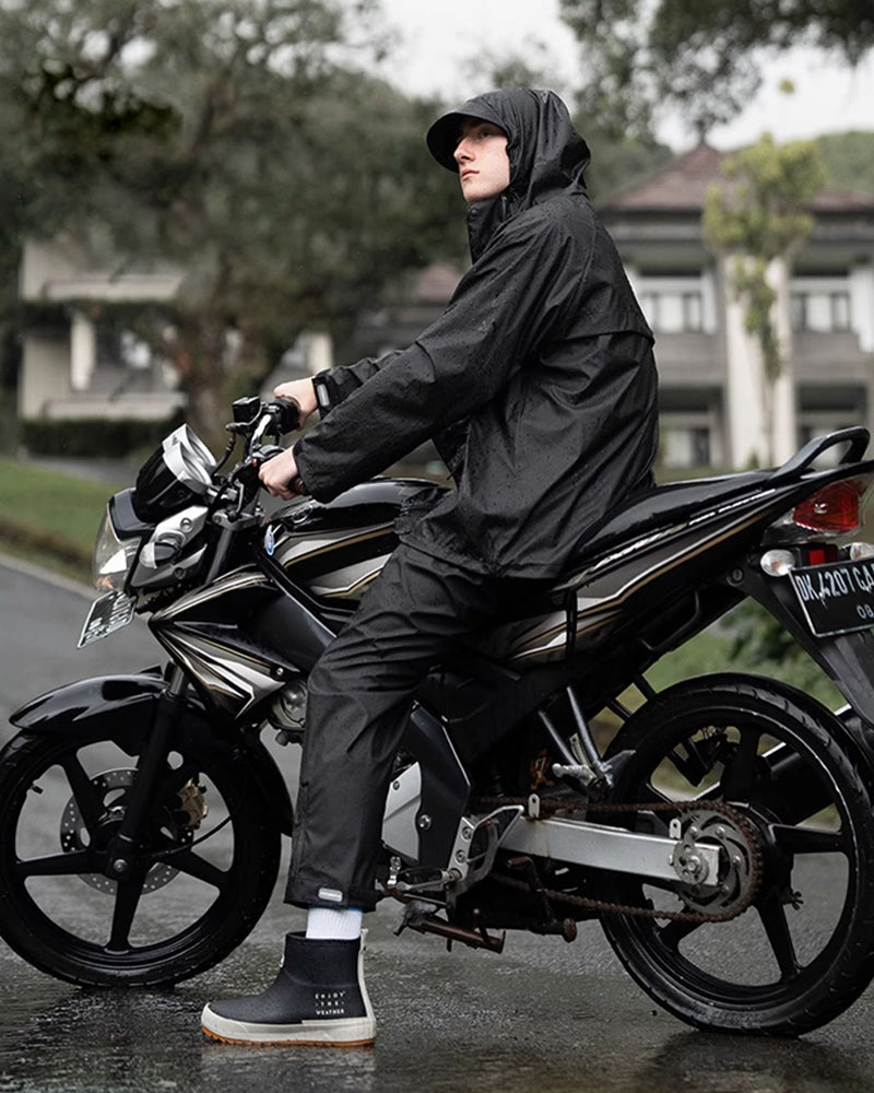 Outdoor Cycling Detachable Jacket Pants Rain Suit