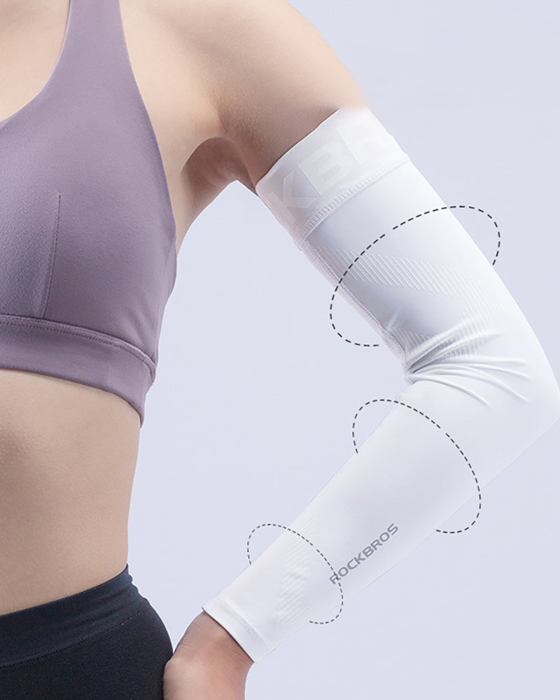 Outdoor Sun Protection Sleeves Ice Silk Wrist Bracers