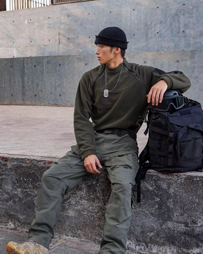 Outdoor Tactical Fleece Pullover Sweatshirt
