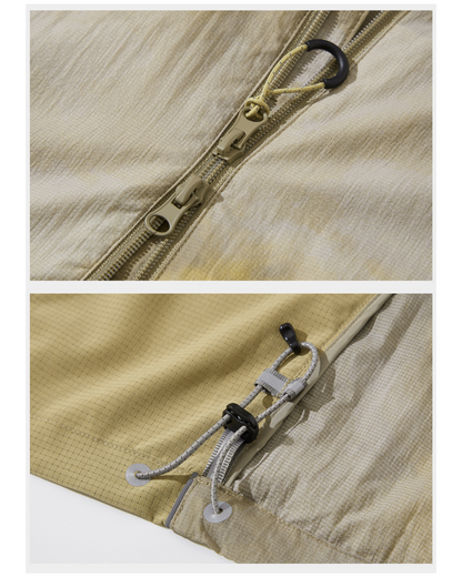 Outdoor Tie-Dye Hiking Waterproof Sun Protection Jacket