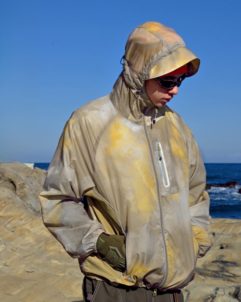 Outdoor Tie-Dye Hiking Waterproof Sun Protection Jacket