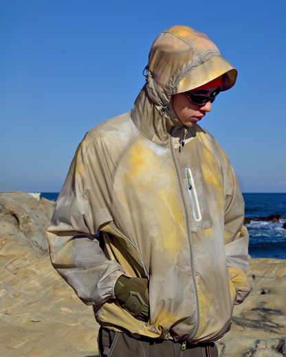 Outdoor Tie-Dye Hiking Waterproof Sun Protection Jacket