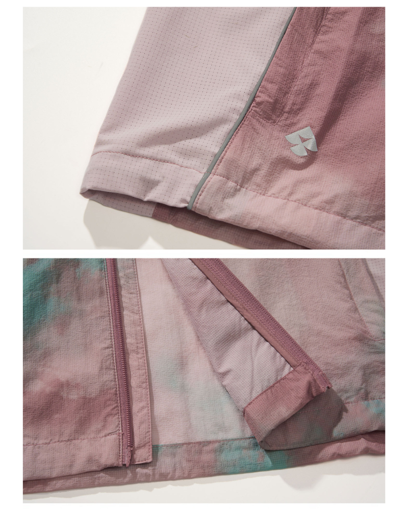 Outdoor Tie-Dye Hiking Waterproof Sun Protection Jacket