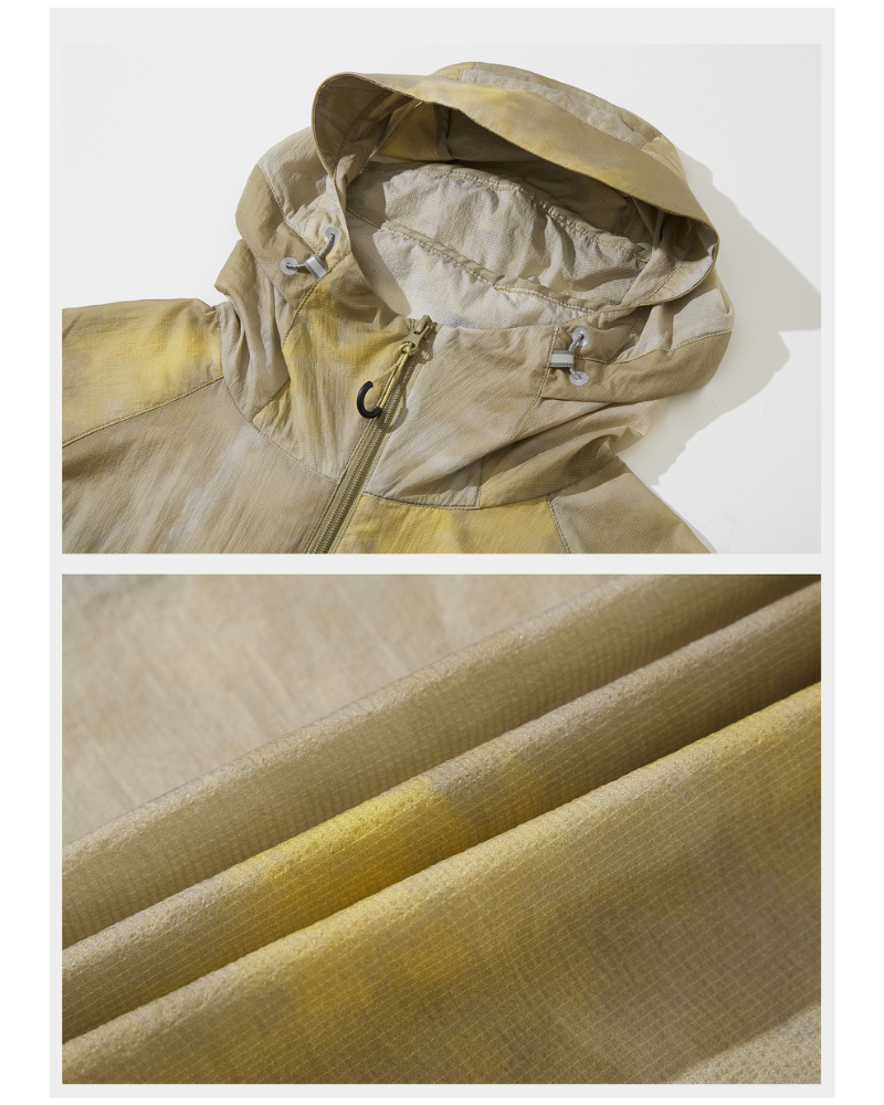 Outdoor Tie-Dye Hiking Waterproof Sun Protection Jacket