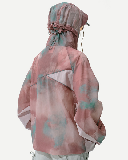 Outdoor Tie-Dye Hiking Waterproof Sun Protection Jacket