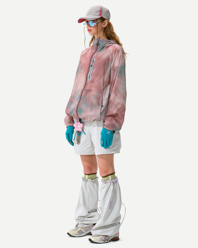 Outdoor Tie-Dye Hiking Waterproof Sun Protection Jacket