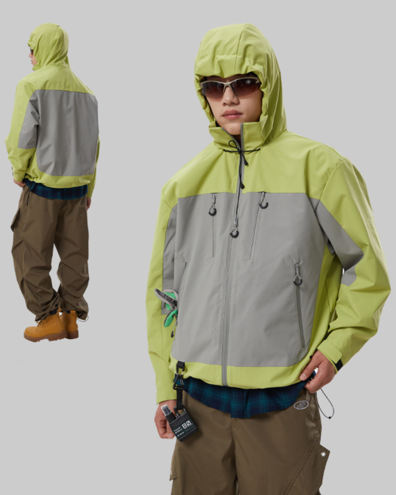 Outdoor Unisex Hiking Camping Waterproof 3-in-1 Jacket