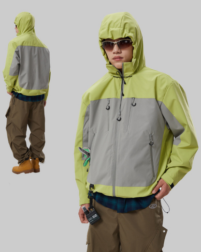 Outdoor Unisex Hiking Camping Waterproof 3-in-1 Jacket