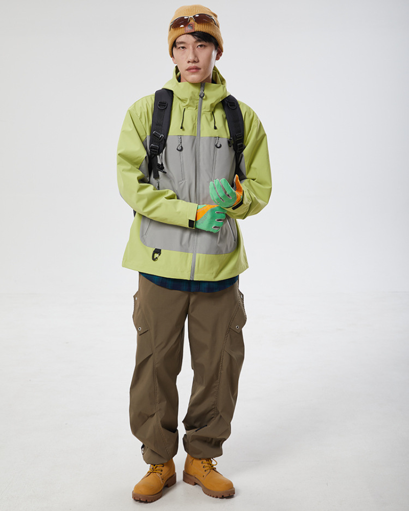 Outdoor Unisex Hiking Camping Waterproof 3-in-1 Jacket