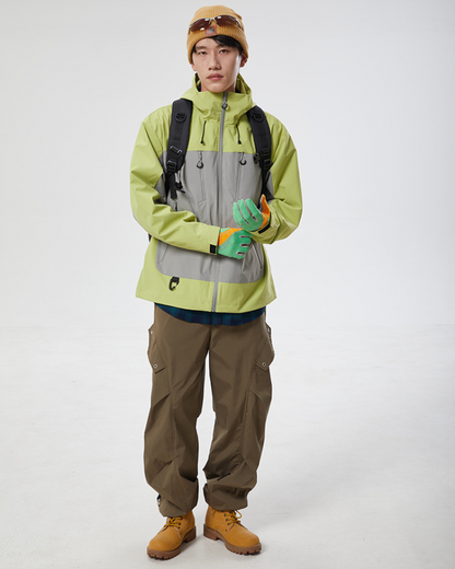 Outdoor Unisex Hiking Camping Waterproof 3-in-1 Jacket