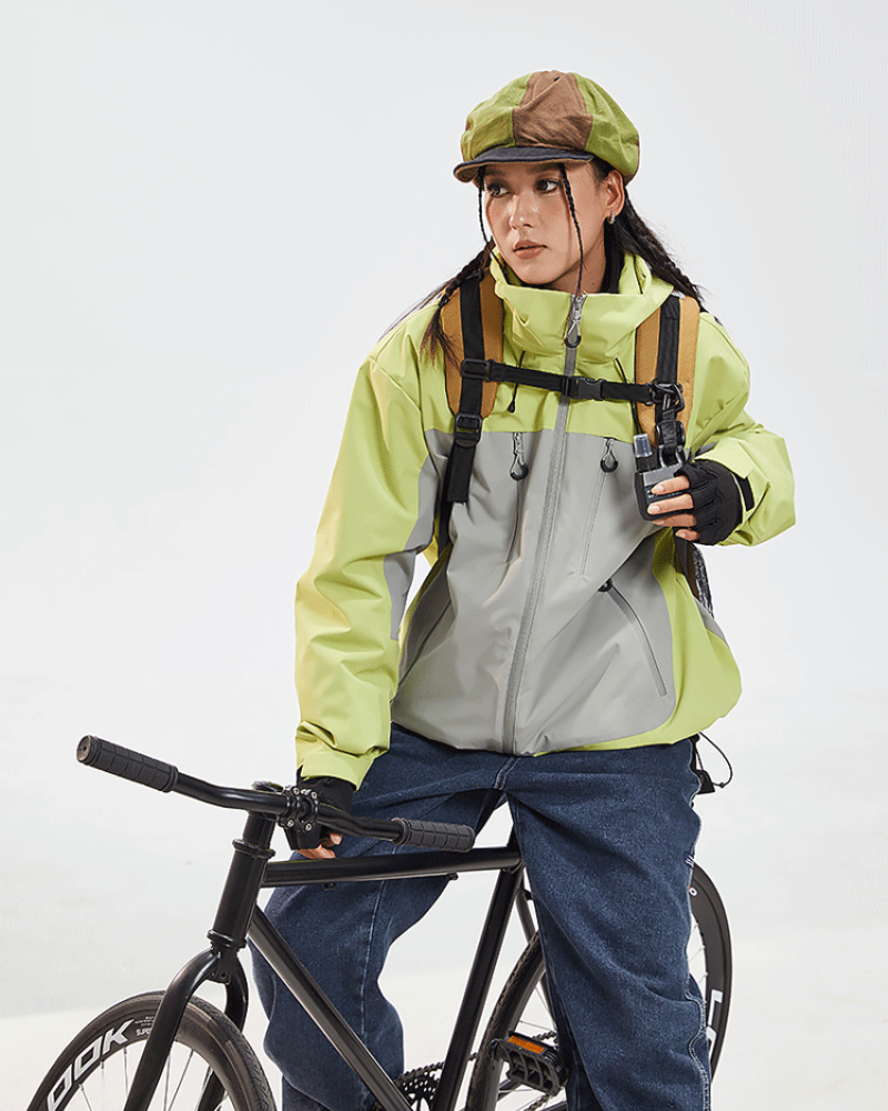 Outdoor Unisex Hiking Camping Waterproof 3-in-1 Jacket