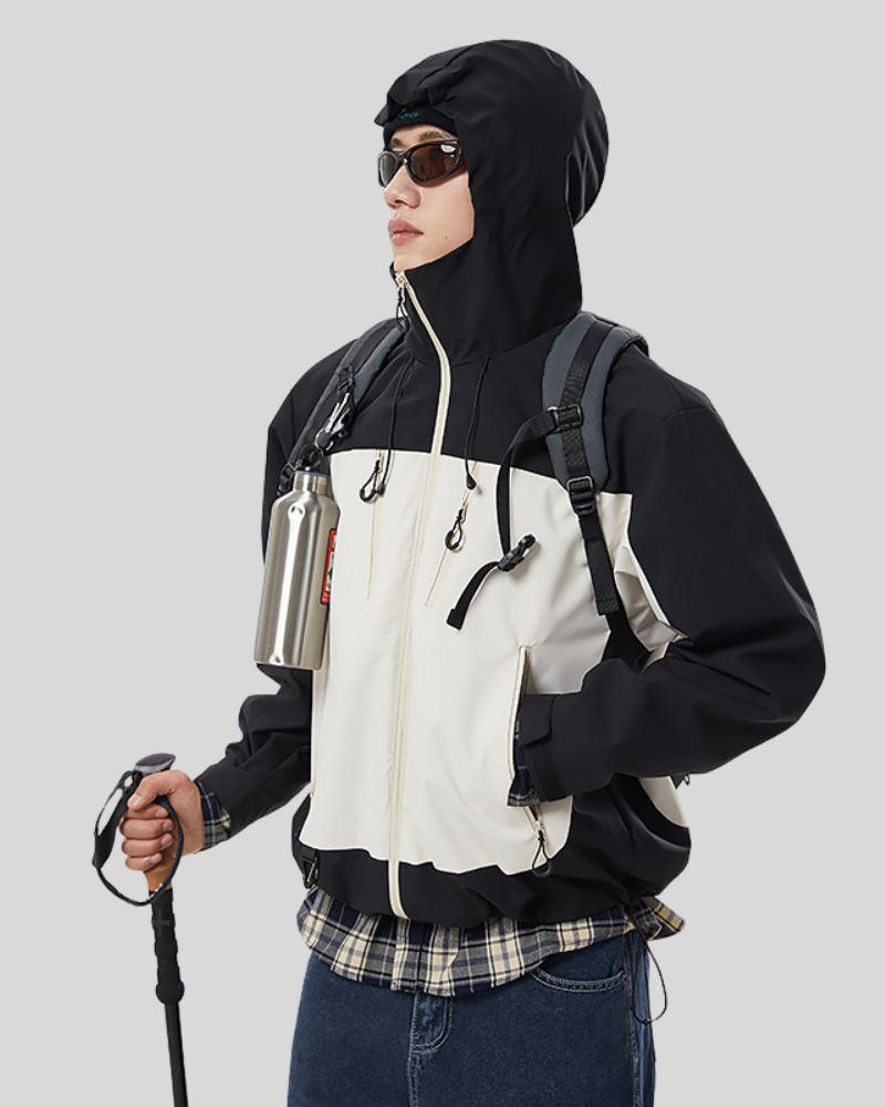 Outdoor Unisex Hiking Camping Waterproof 3-in-1 Jacket