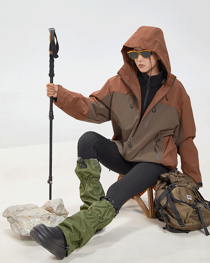 Outdoor Unisex Hiking Camping Waterproof 3-in-1 Jacket