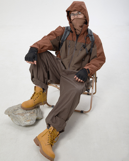 Outdoor Unisex Hiking Camping Waterproof 3-in-1 Jacket