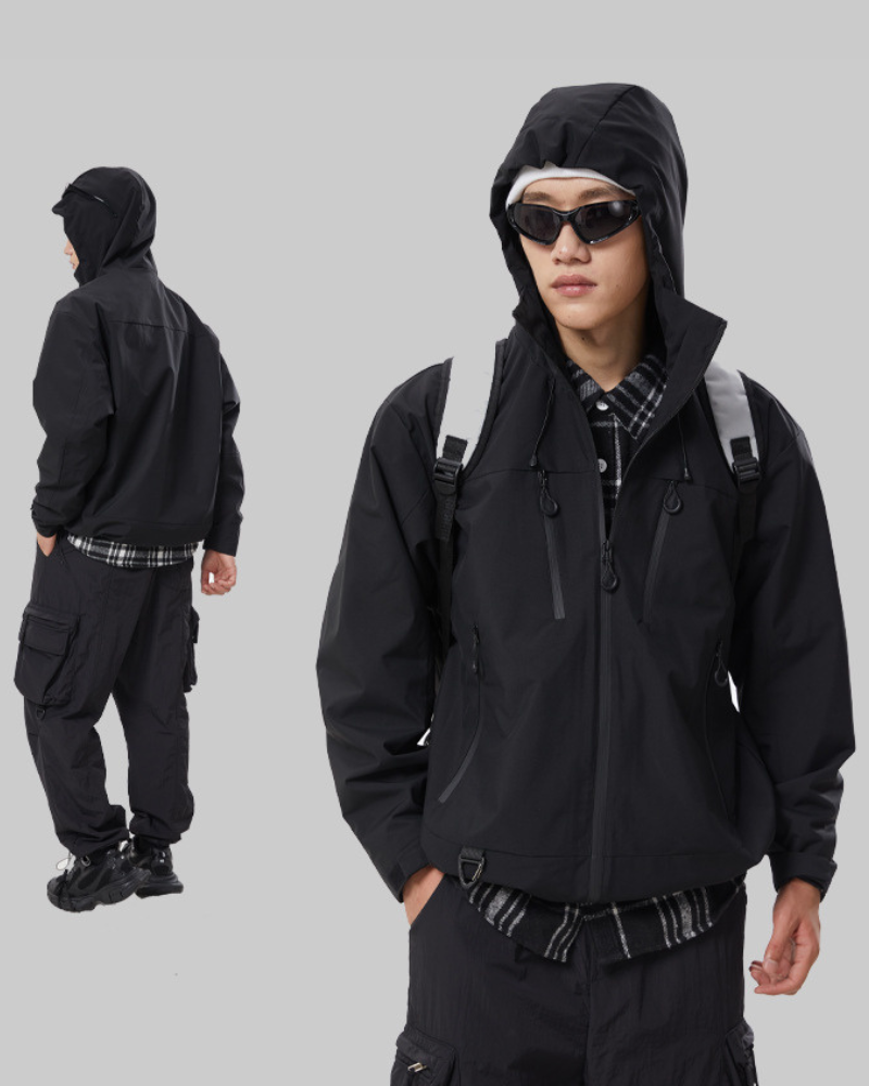 Outdoor Unisex Hiking Camping Waterproof 3-in-1 Jacket