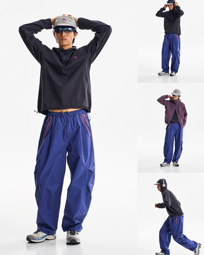 Outdoor Active Unisex Curved Leg Hiking Cargo Pants