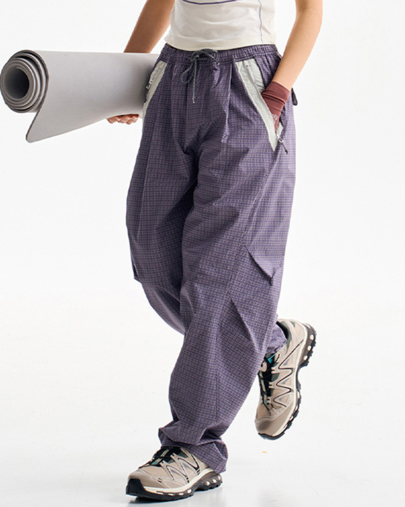 Outdoor Active Unisex Curved Leg Hiking Cargo Pants