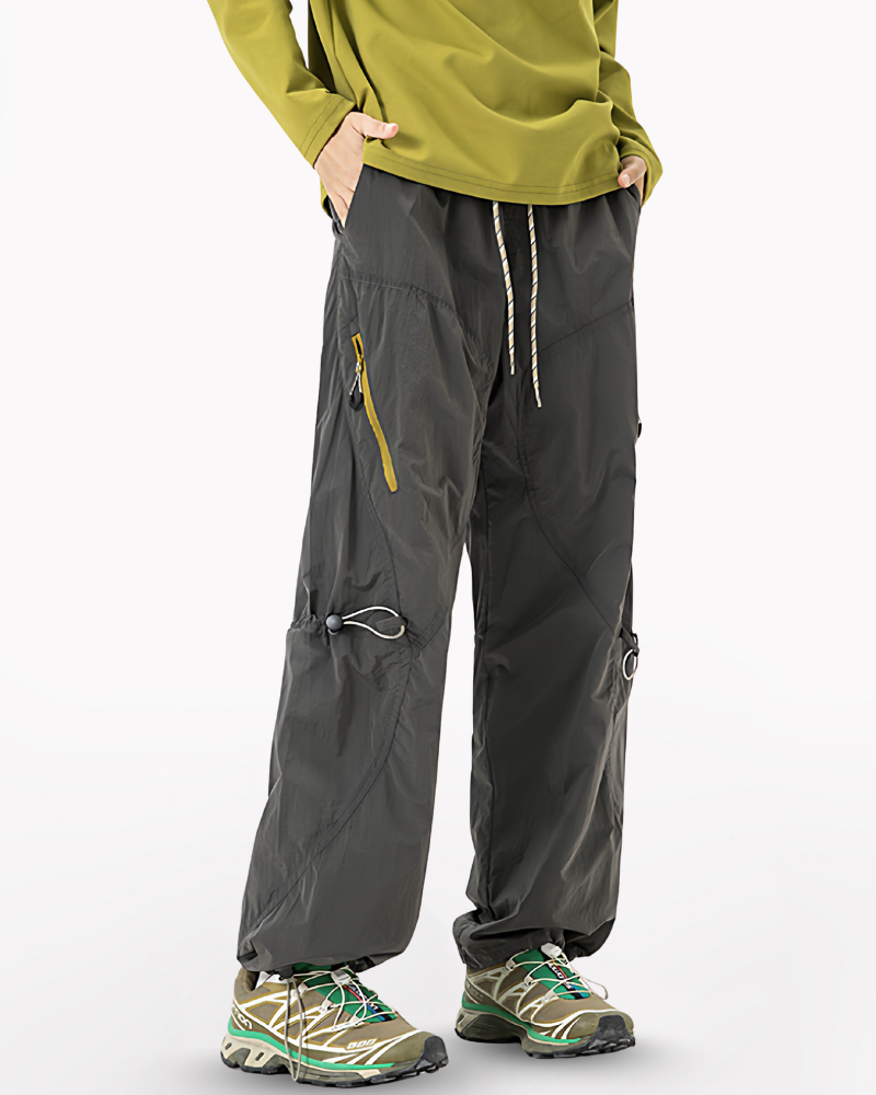 Outdoor Functional Unisex Straight-Leg Cargo Hiking Pants