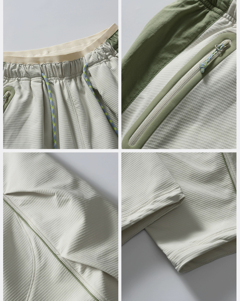 Outdoor Functional Unisex Water-Repellent Curved Hiking Pants