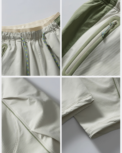 Outdoor Functional Unisex Water-Repellent Curved Hiking Pants