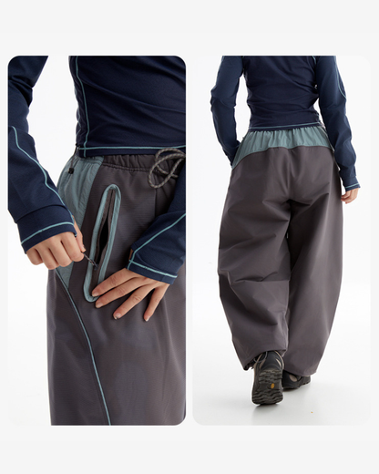 Outdoor Functional Unisex Water-Repellent Curved Hiking Pants