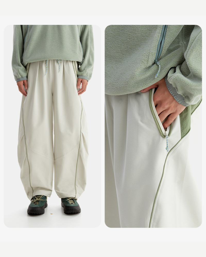 Outdoor Functional Unisex Water-Repellent Curved Hiking Pants