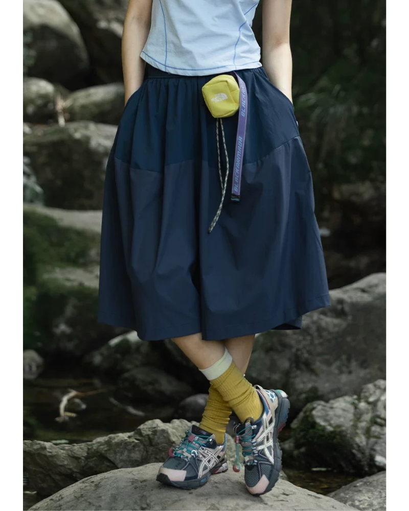 Outdoor Hiking Camping Versatile Cargo Skirt Pants