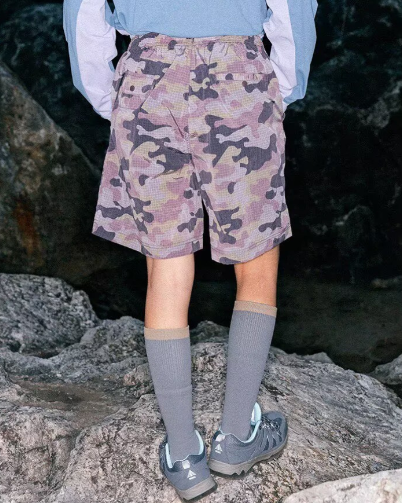 Outdoor Leopard Camo Cycling Hiking Shorts