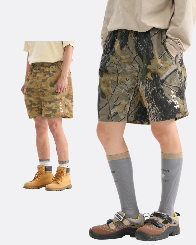 Outdoor Leopard Camo Cycling Hiking Shorts
