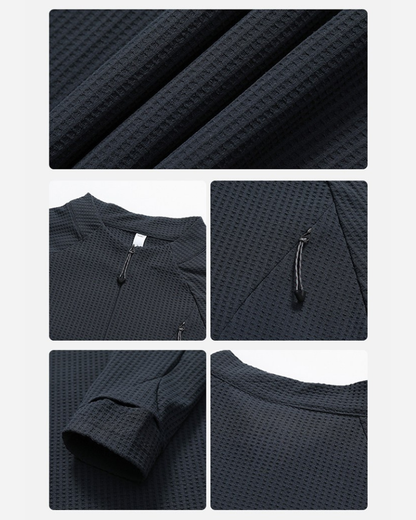 Outdoor Lightweight Quick-Dry Unisex Long-Sleeve T-Shirt