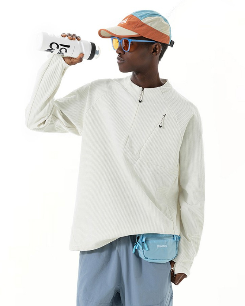 Outdoor Lightweight Quick-Dry Unisex Long-Sleeve T-Shirt