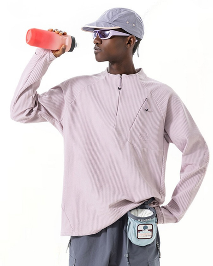 Outdoor Lightweight Quick-Dry Unisex Long-Sleeve T-Shirt