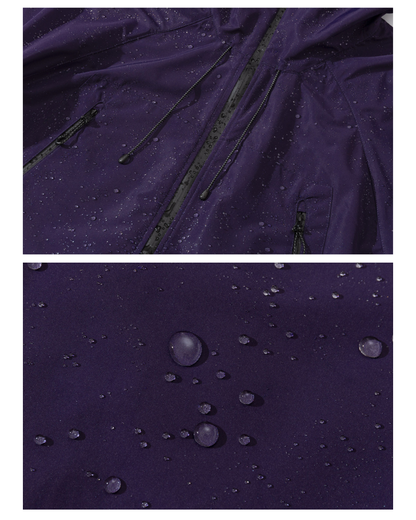 Outdoor Sports Unisex Hardshell 3D Hooded Jacket