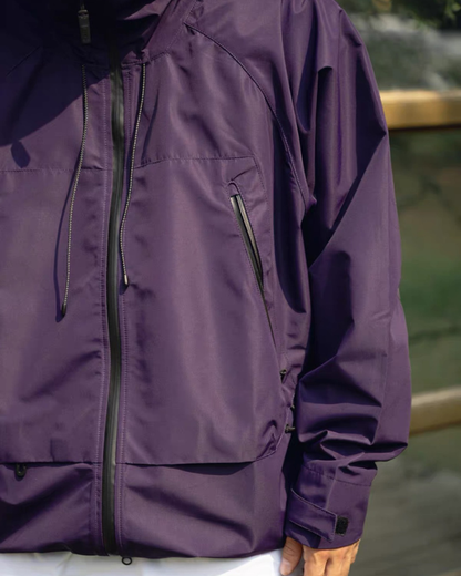 Outdoor Sports Unisex Hardshell 3D Hooded Jacket