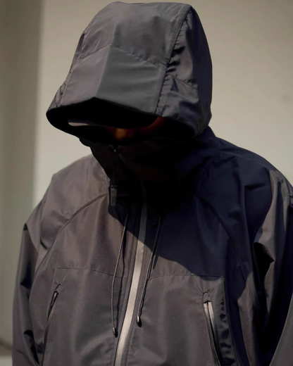 Outdoor Sports Unisex Hardshell 3D Hooded Jacket