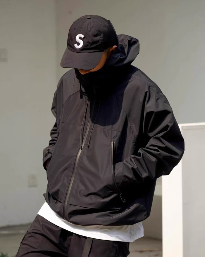 Outdoor Sports Unisex Hardshell 3D Hooded Jacket