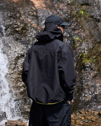 Outdoor Sports Unisex Hardshell 3D Hooded Jacket