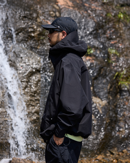 Outdoor Sports Unisex Hardshell 3D Hooded Jacket