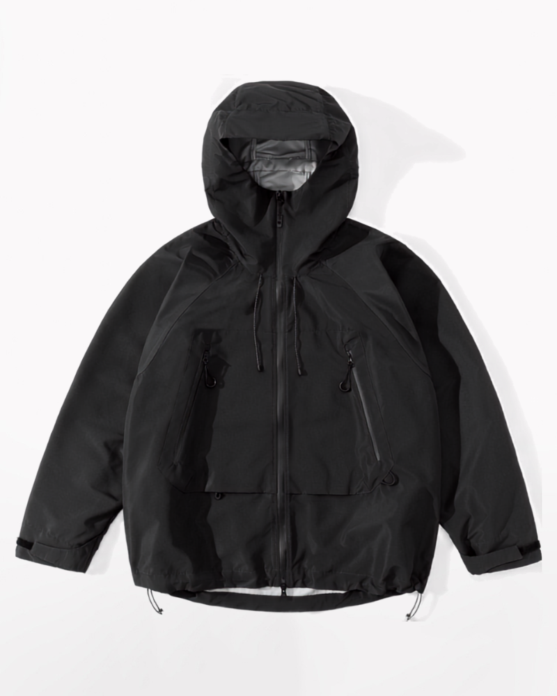 Outdoor Sports Unisex Hardshell 3D Hooded Jacket