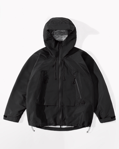 Outdoor Sports Unisex Hardshell 3D Hooded Jacket