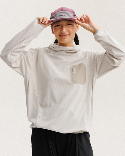 Outdoor Sports Unisex Lightweight Rice Grain Fleece Hoodie