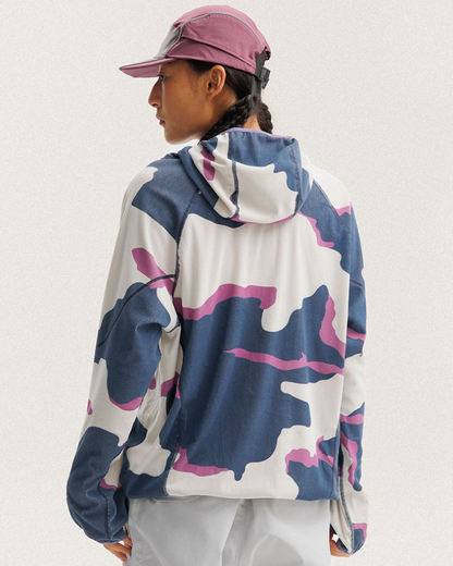 Outdoor Sports Unisex Lightweight Rice Grain Fleece Hoodie