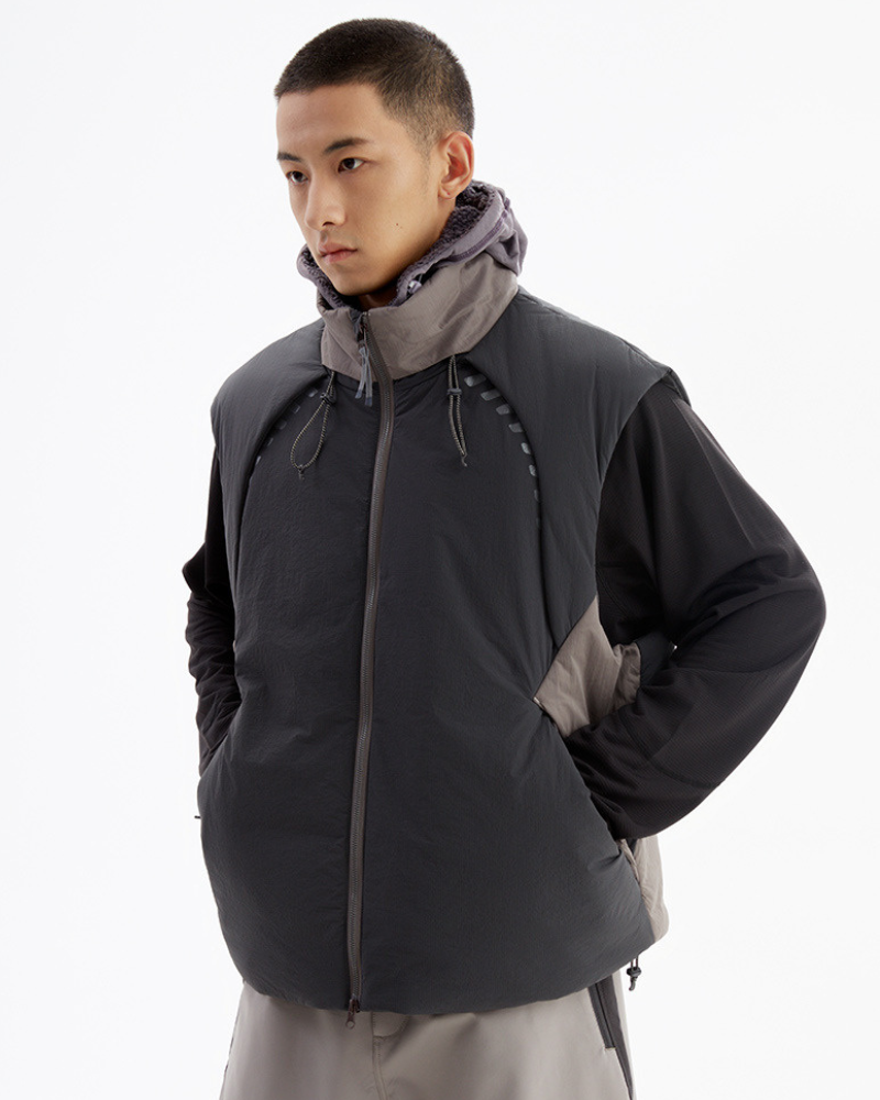 Outdoor-Daunenweste mit weißer Entendaune – warm für den Winter