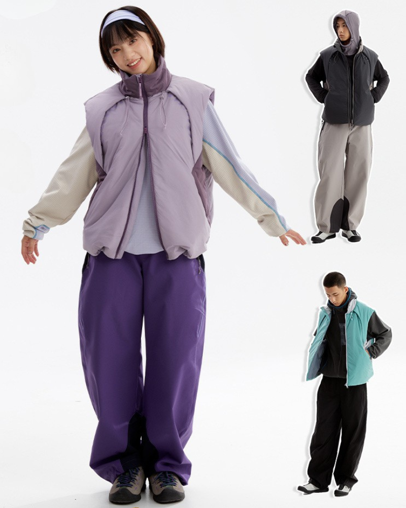 Outdoor-Daunenweste mit weißer Entendaune – warm für den Winter