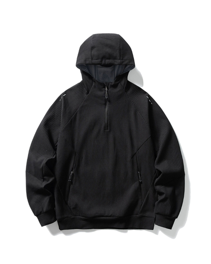 Outdoor Unisex Waffle Knit  Hiking Cycling Sports Hoodie
