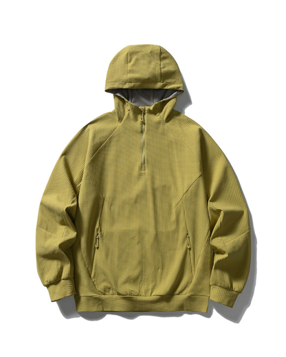 Outdoor Unisex Waffle Knit  Hiking Cycling Sports Hoodie