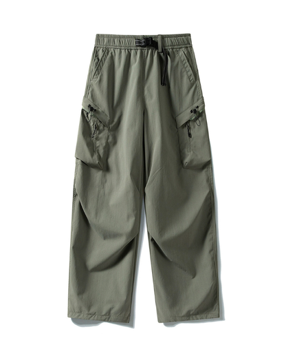 Outdoor Unisex Water-Repellent Curved Hiking Cargo Pants