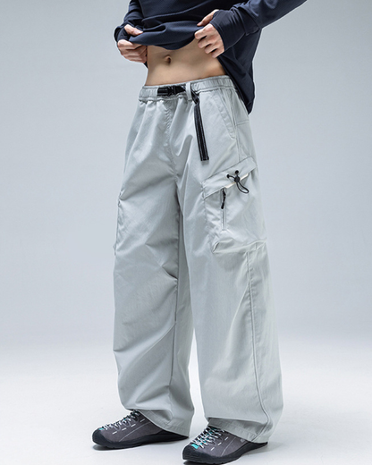 Outdoor Unisex Water-Repellent Curved Hiking Cargo Pants