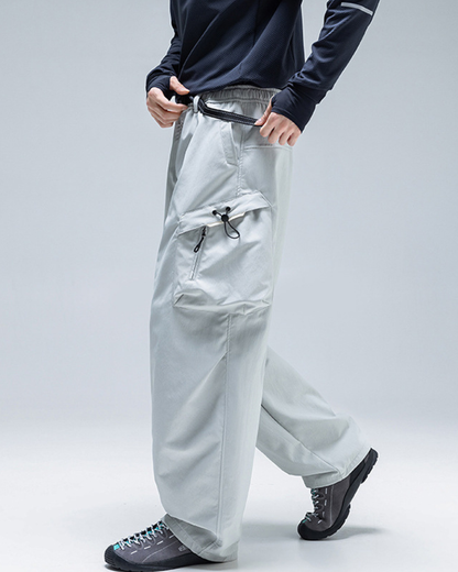 Outdoor Unisex Water-Repellent Curved Hiking Cargo Pants