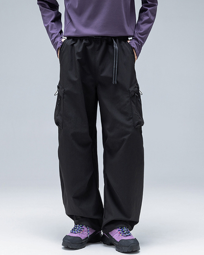 Outdoor Unisex Water-Repellent Curved Hiking Cargo Pants